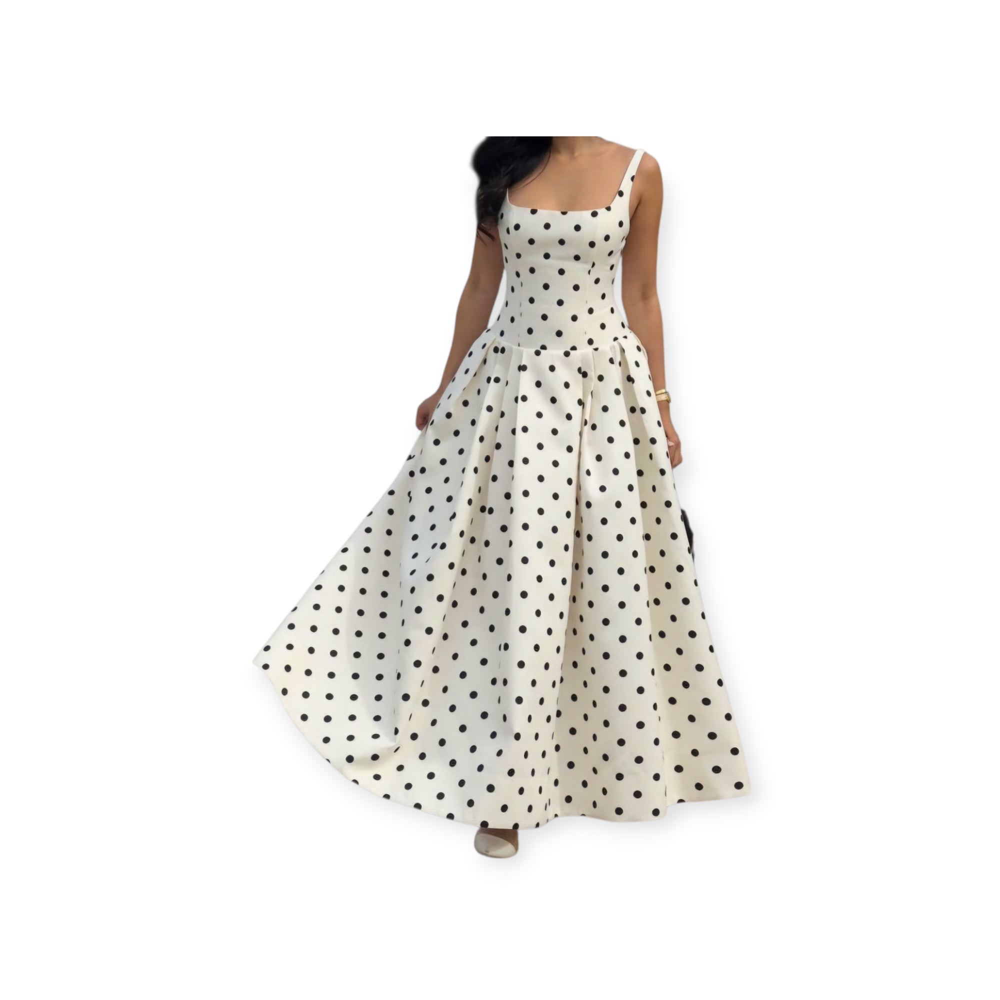 Neiman Polka Maxi Dress